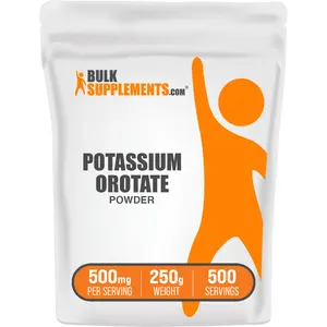 BulkSupplements - Potassium Orotate Powder - Bone Health - Energy Production - 100g-1kg - 500mg per Serving