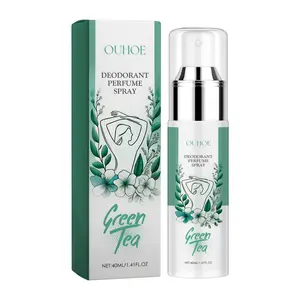 Green Tea Underarm Deodorant Spray - Natural Odor Control & Anti-Perspirant for Freshness, Refreshing & Non-Greasy Body Fragrance Mist