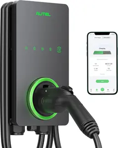 Autel MaxiCharger Home Electric Vehicle (EV) Charger, up to 50 Amp, 240V, Indoor/Outdoor Car Charging Station Level12, Wi-Fi and Bluetooth Enabled EVSE, 25-Foot Cable