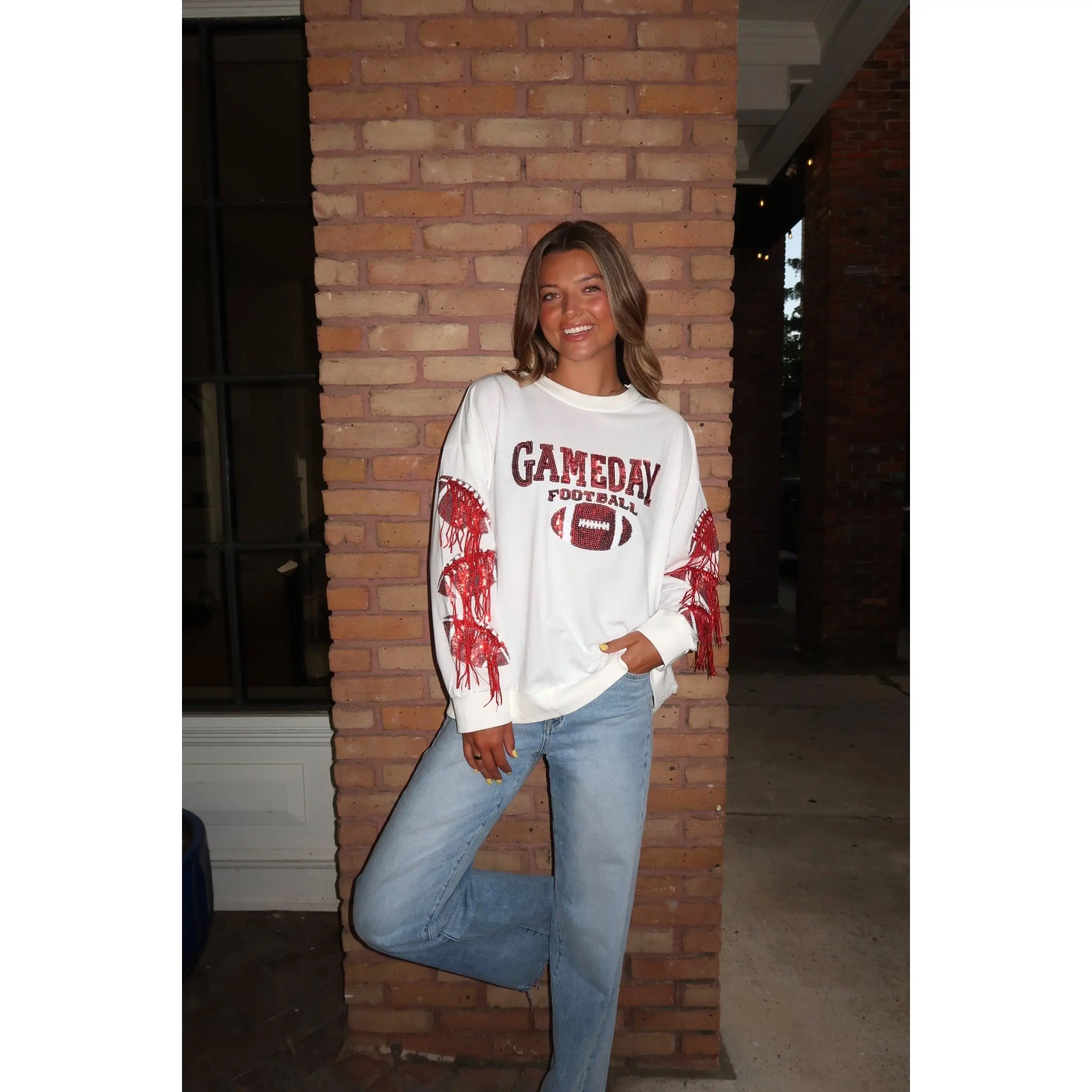 Game Day Fringe Pullover