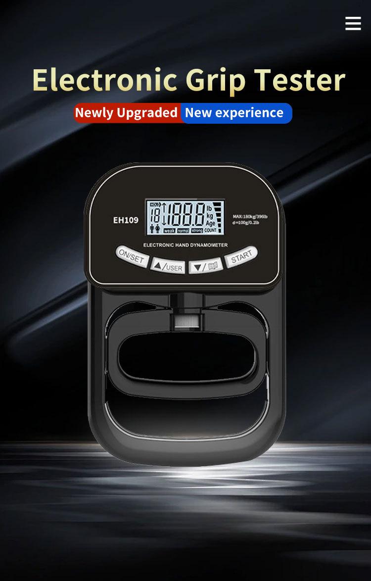 Grip strength hook Dynamometer: Grip Strength Tester. Measure your Grip and Maximize your Strength