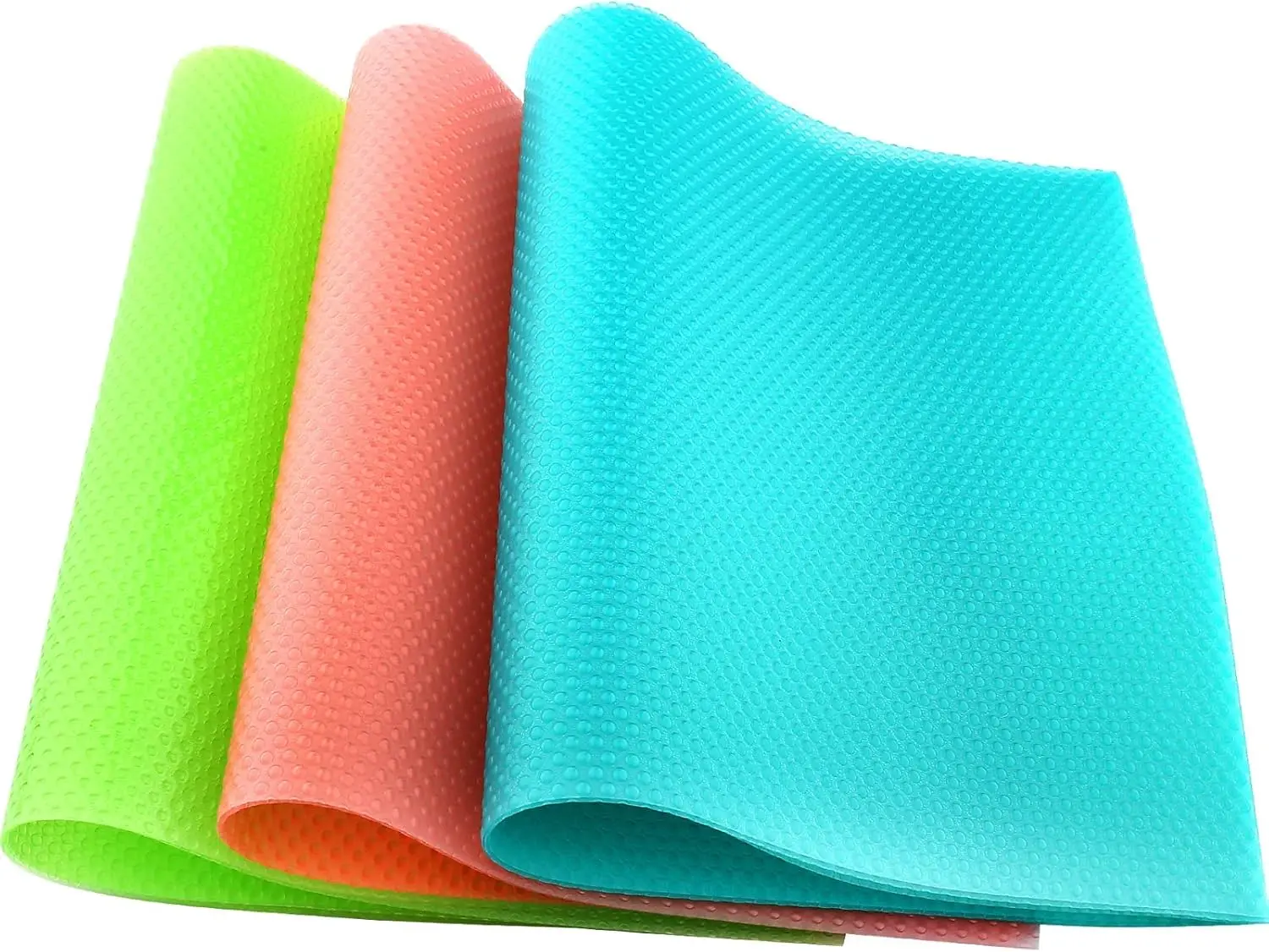 8 Pcs Refrigerator Liners, Fridge Liner and Mats Washable, Refrigerator Shelf Liners for Glass Shelves, Protects Against Spills Waterproof Table Placemats Cupboard Cabinet Drawer Covers Pads,