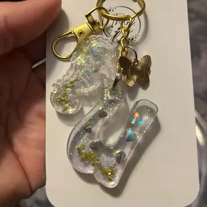 Alphabet letter keychain