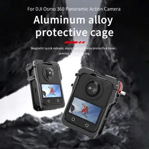 for DJI Osmo 360 Metal Protective Cage, Perfect Camera Shooting Accessory for Outdoor Sports, Holiday Travel, Party and Campus Photography, Quick Release Design | Camera Frame  Protection | Back-to-School Season Photography Tools | Ideal Gift for 360 User