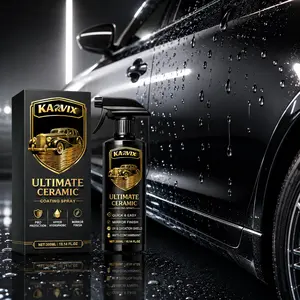 Nano Car Coating Spray 300ml Fast Acting Car Paint Polish & Sealant Long Lasting Hydrophobic Protection Anti Stain & Anti Fading