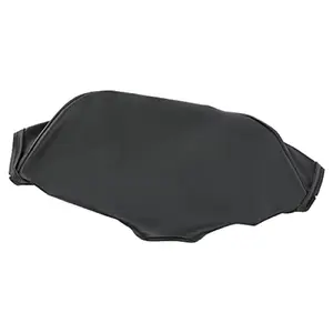 CROSSDESIGN Motorcycle Leather Seat Cover, Motorbike Accessories, Replacement for 1979-1987 YAMAHA QT50/MA50 Models, Black