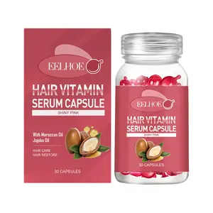 EELHOE Hair Oil Treatment Capsules Relieves dry, frizzy hair, split ends, and smoothing care hair oils