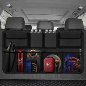 Car Trunk Organizer, Backseat Hanging Organizer with 8 Large Storage Bag Super Capacity -Trunk Organizers for SUV,Truck,Van -Your Space Saving Expert