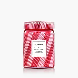 Crushed Candy Cane - Large Jar Candle