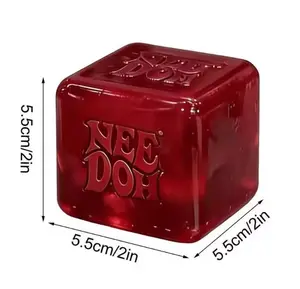 NeeDoh Nice Cube Squishy Sensory Fidget Toy, Soda Edition Stress Relief