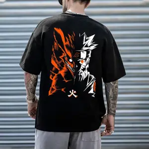 Unisex Naruto x Kurama T-Shirt, Anime Ninja Tee, Nine Tails Graphic Shirt, Manga Fan Apparel, Hidden Leaf Gift