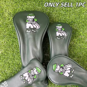 Vintage-Inspired Caddie Fisherman Golf Club Head Covers, Golf Accessory, Weather-Resistant Hybrid Design, Perfect Gift for Weekend Golfers