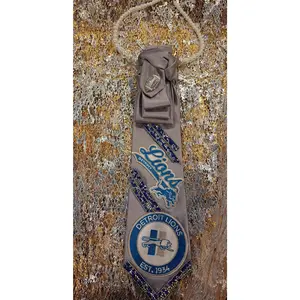 CUSTOM TIE LIONS GRAY