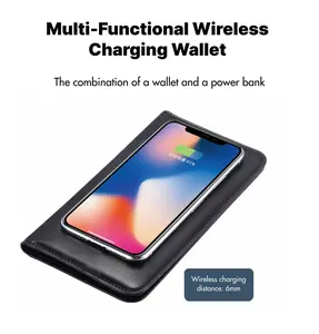 Charging Wallet, an Essential and Versatile Companion for Daily Travel. Built-in Charging Module for Worry-free Mobile Phone Battery Life. Complete with All the Functions of a Conventional Wallet.