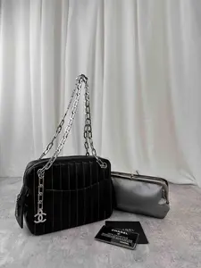 Pre-owned CHANEL As Shown Shoulder Bags Mademoiselle (Bag) Mademoiselle (Bag) Chain Shoulder Bag Black MR04032026A119
