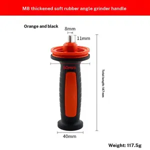 100/125 Angle Grinder Handle, Polishing Machine M8 M10 Threaded Auxiliary Plastic Handle, Power Tool Accessories