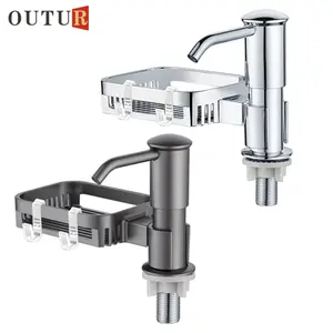 Kitchen Soap Dispenser Holder Sink Dish Soap Pump Detergent Liquid Dispenser for Dishwashing Basin