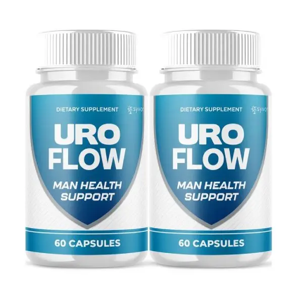 Uro Flow for Men Prostate Health and Urinary Support Supplement 120 Capsules 2 Pack