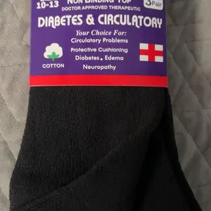 Men's Diabetic Cotton Ankle Socks - Loose Fit Top, Circulatory Health (3-12 Pairs, Sizes 9-15)