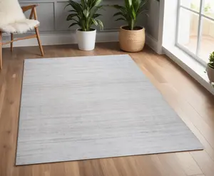 212 MAIN 4x6 ft. Abstract Print Rectangle Area Rug - Machine-Woven Polyester Fiber, Neutral Beige Tones, Contemporary Look, Stain-Proof, Home Decor for Modern Indoor Living Rooms, Home Decor Rug, Modern Indoor Rug
