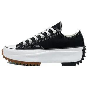 Converse Men's Run Star Hike Low Sneakers, Black Gum Color, Sports & Outdoor Footwear