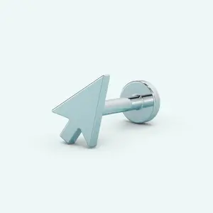 Cursor Flat Back Earring