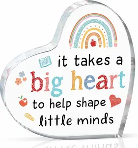 Teacher Appreciation Gifts for Women Men, Thank You Mentor Acrylic Keepsake, Best Birthday Retirement End of Year Gifts for Teacher from Students