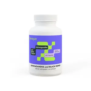 Zenolyte Ashwagandha and Black Pepper Supplement-Mood Support – Promotes Energy, Focus & Immune Health – High Absorption, Non-GMO, Vegan Capsules