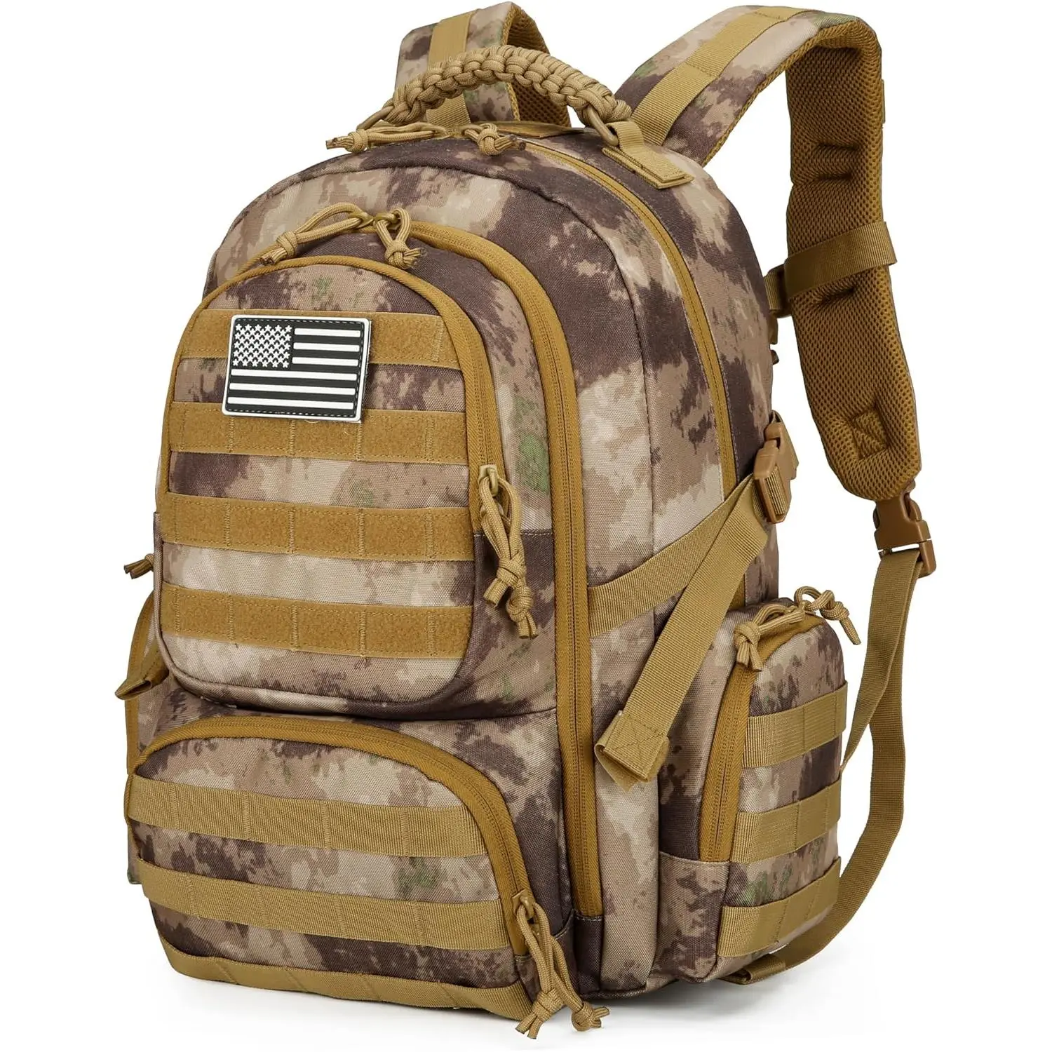 30L Military Tactical Backpack for Men 3 day Assault Pack Molle Daypack Army  Hiking Rucksack (Army Green) - TikTok Shop