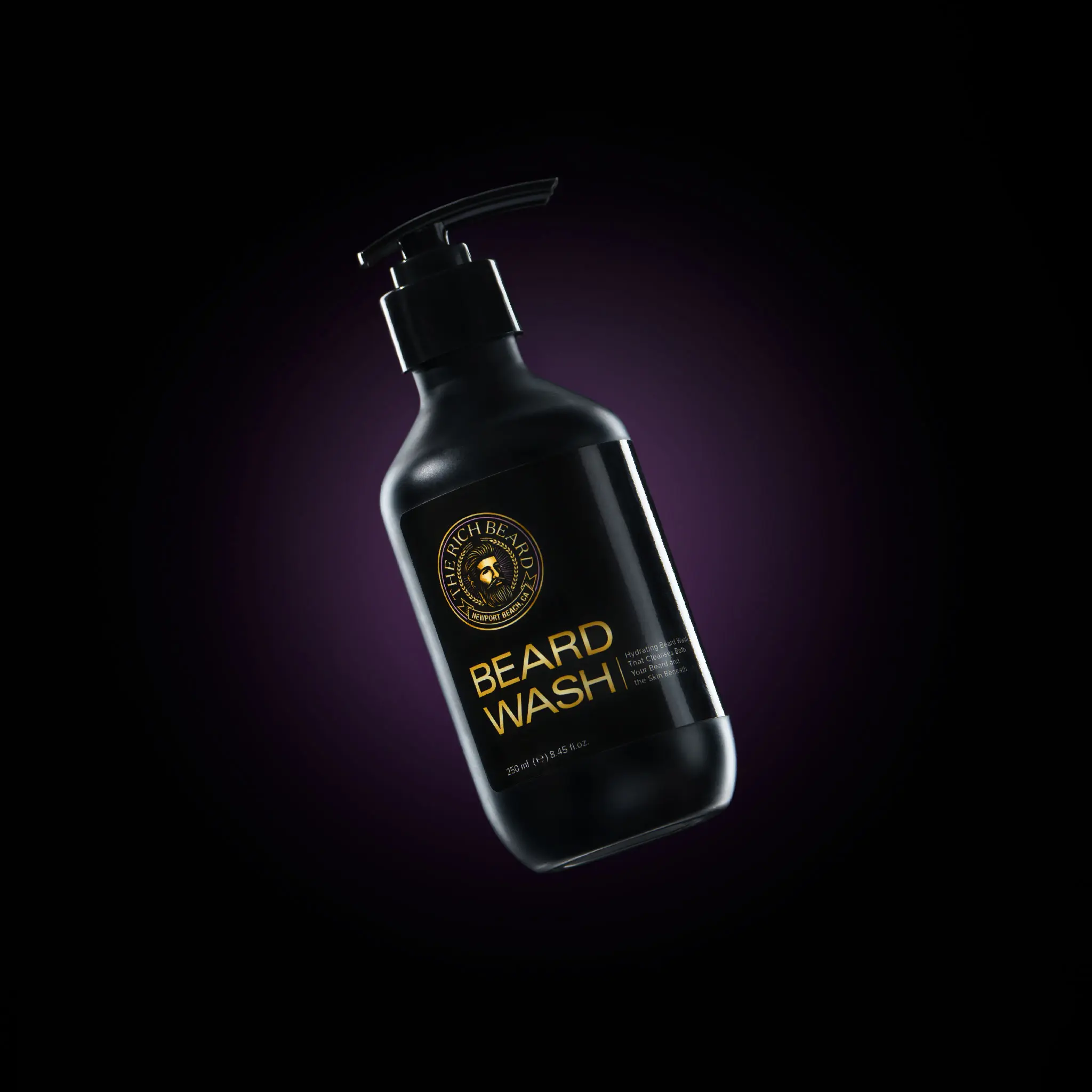 Beard Wash • Cleanses • Hydrates • Refreshes. Remove dirt, oil, and buildup with our barber-grade beard wash. This gentle formula cleanses without stripping moisture, leaving your beard clean, soft, healthy, and refreshed.