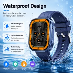 2026 new IP68Water-Resistant Wearable Smart Watch, Digital Smart &Wearable Device for Phones & Electronics CompatibilitySmartphone