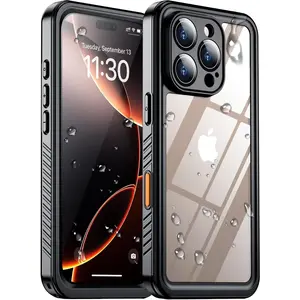 IP68 Waterproof Case For iPhone 17 Air 16E 16 15 14 Plus 13 Pro Max Heavy Duty Shockproof Full Body Protective Underwater Cover