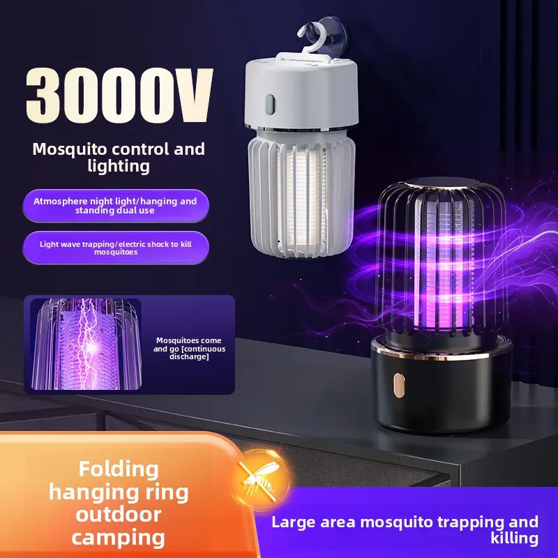 Electric Mosquito Killer with UV Light Automatic Mosquito Attractor Home Mosquito Lamp Outdoor Fly Repeller Killer