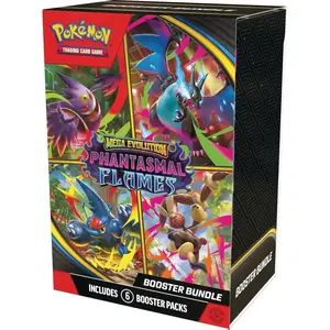 Pokemon TCG Mega Evolution Phantasmal Flames Booster Bundle Sealed