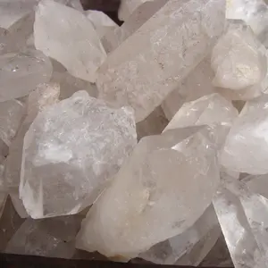 Medium Quartz Crystal Points Rough (By the Pound)