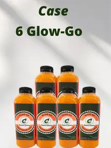 6 Glow-Go Juices with Pineapple Mango Carrots Orange Turmeric Rich in Vitamins A C B6 K Beta Carotene Supports Skin Vision Bone Cardiovascular Health
