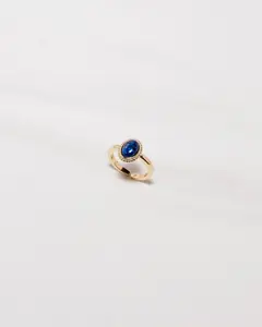 Blue Lapis Oval Ring