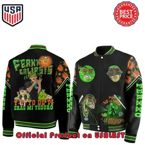 Feid Ferxxo Inspired Varsity Jacket, Reggaeton Music Bomber Style, Trendy Streetwear Look, Unique Gift For Music Fans