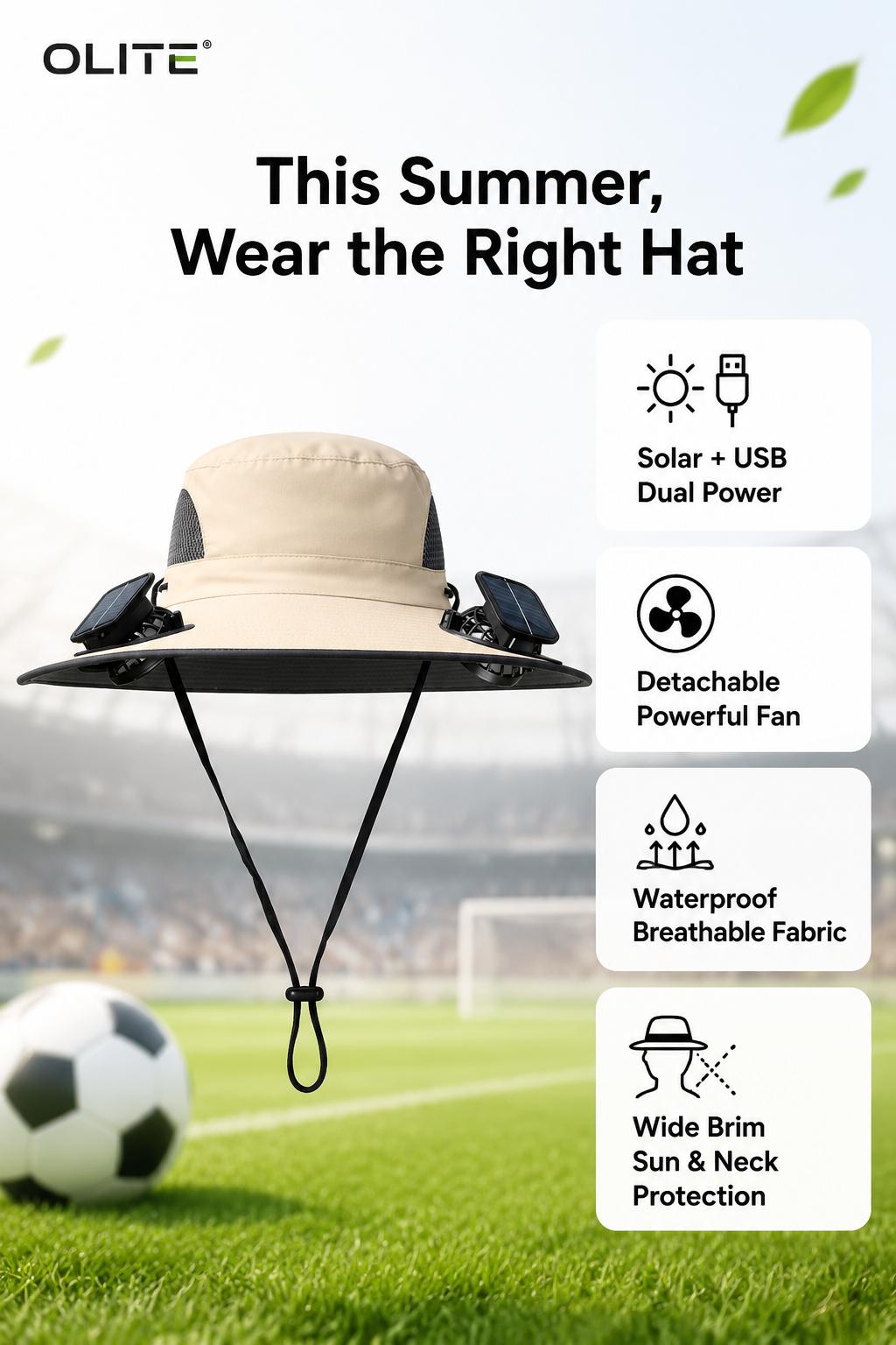 New Solar-Powered Outdoor Cooling Fan Hat — Sun Protection Hat with Solar Fan | Dual-Power Rechargeable Fan | Outdoor Water-Resistant Fan | Ideal for Sporting Events | Unisex Design | TikTokShopSpringGlowUp Sun Bucket Hat Lightweight Golf Hat New Solar-Powered Outdoor Cooling Fan Hat — Sun Protection Hat with Solar Fan | Dual-Power Rechargeable Fan | Outdoor Water-Resistant Fan | Ideal for Sporting Events | Unisex Design | TikTokShopSpringGlowUp Sun Bucket Hat Lightweight Golf Hat