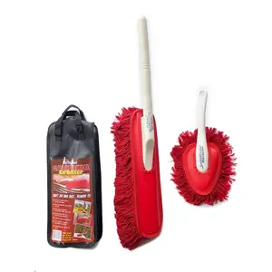 The Original California Car Duster Detailing Kit with Plastic Handle, Model Number: 62445 , Red