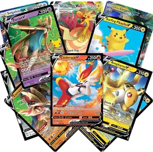Pokemon Cards 50 Assorted Lot with Guaranteed V Featuring Zacian V & Surging Pikachu V Collectible Trading Cards Including Charizard