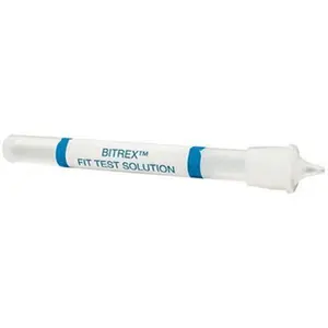 Allegro Industries Respiratory Fit Testing Accessories, Type: Solution/Bitter, Solution Type: Fit Test Solution, Container Type: Ampule, Container Capacity (mL): 2.50, Description: Bitrex Test Solution Ampules 6 Pk. 2041-12K
