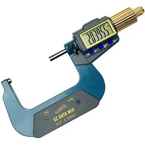 iGaging Electronic Bluetooth Micrometer with X-Large LCD Screen, Data Output, 2-3"/50-75mm Range for Automotive & Motorcycle Car Repair Diagnostic Tools