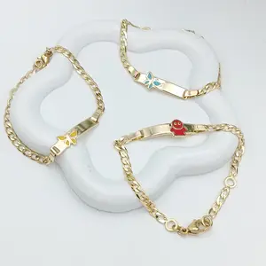Yordy Children's bracelets in different designs, high-quality 14k gold plating.