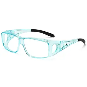 DEIYSEGL Fit Over Glasses Blue Light Blocking for Men Women Wraparound Design Goggles Eyewear Ideal for Office Work Digital Use Movie Nights Study Reading
