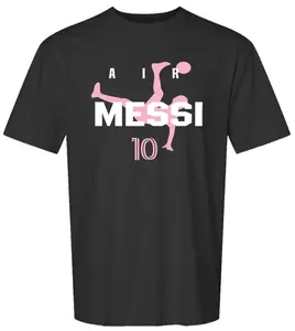 Air Leo Messi 10 GOAT Soccer Footba Player, Inter Miami Adults Unisex T-Shirt