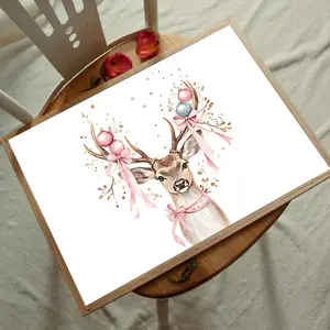 Christmas Decorations Set, Frameless Christmas Poster, Party Posters, Canvas Wall Art, Living Room Decoration, Holiday Home Decor