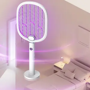 Nw 1Lbs  Electric Fly Swatter, Type-C Rechargeable Bug Zapper Racket, Electric Mosquito Swatter Mosquito-killing Lamp for Indoor Outdoor