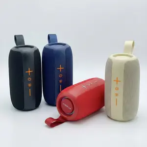 Rugged Water Resistant Boombox Speaker, Portable with 20W Deep Bass, RGB Party Lights, True Wireless Stereo Pairing, TF/USB Playback, Outdoor Sound System, Built-In FM