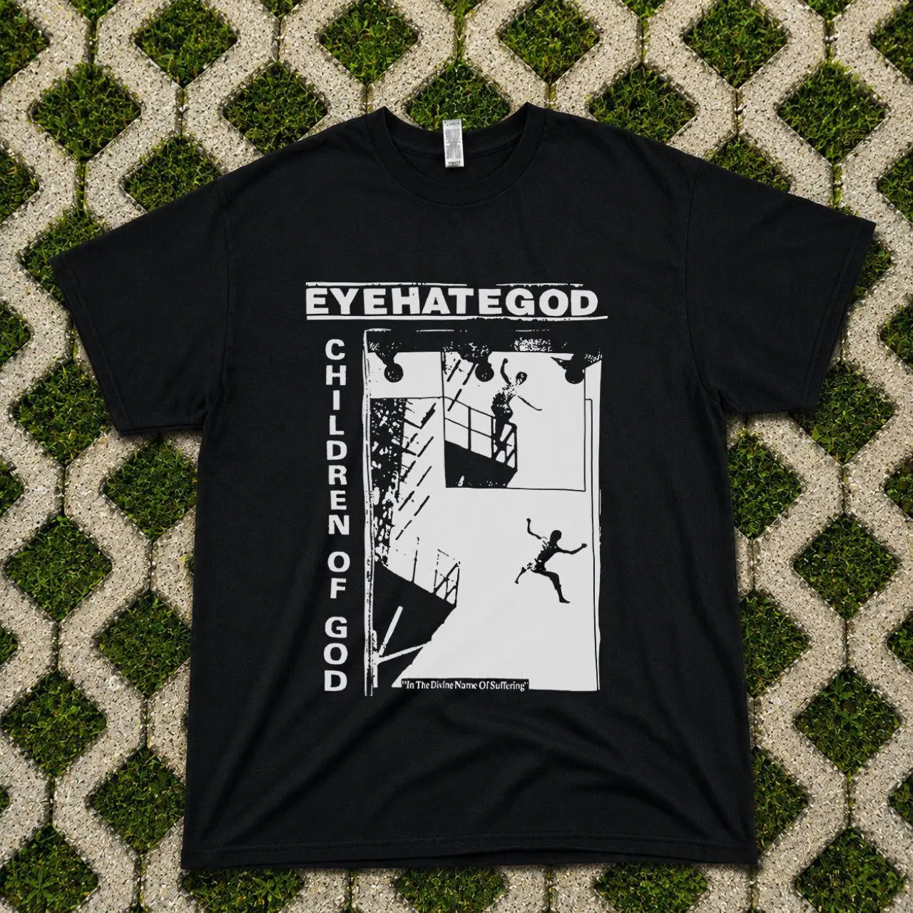 Gildan Men's Black T-shirt, Rock Band Eyehategod short sleeve Retro Graphic Unisex T-shirt, Vintage Hardcore Graphic T-Shirt, Heavy Metal Aesthetic Tee, Black Grunge Streetwear Shirt, Alternative Punk Graphic Tee, Oversized Unisex Vintage Shirt